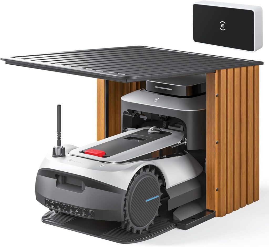 ECOVACS GOAT G1-2000 Mähroboter mit Robuster Garage & Wifi Auto-Verbindung Modul